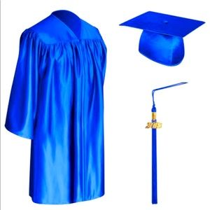 Graduation gown and cup